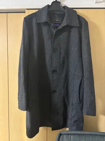 PS.F.A 다크 그레이 코트