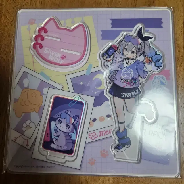 붕괴 스타레일 붕스 은랑 고양이 아크릴 스탠드