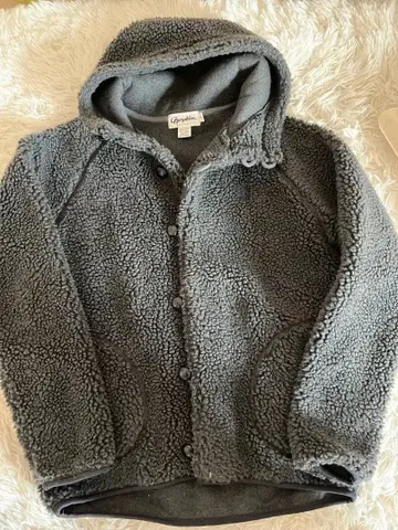 Gymphlex 후드 부착 보아 자켓 그레이