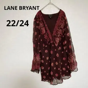 특가 즉시 구매 OK LANE BRYANT 꽃무늬 자수 튜닉 22/24