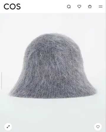COS 모어 버킷 햇 그레이