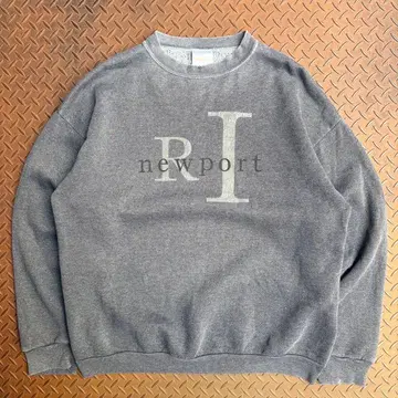 90s TULTEX 맨투맨 뉴포트 흑먹색 CK 샘플링