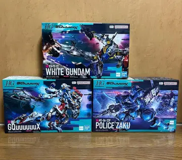 정리 HG 기동전사 건담 GQuuuuuuX 화이트 건담 군경 자쿠