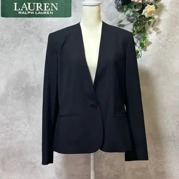 [ 새상품 ] 랄프 로렌 노카라 자켓 블랙 포멀 빅 사이즈