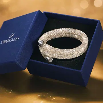 SWAROVSKI 스와로브스키 크리스탈 더스트 뱅글 팔찌