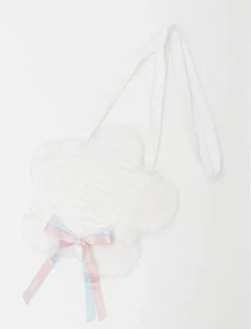 핑크하우스 별 모양 프릴 미니백 미사용 새상품