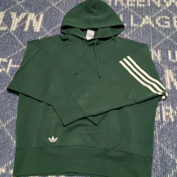 adidas 그린 후드 부착 후드티