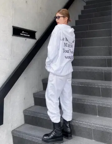 DIANTE 맨투맨 셋업 블랙 완판템