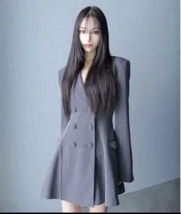 멜트더레이디 두꺼운 벨트 재킷 원피스