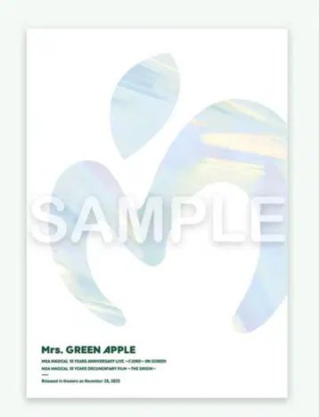 Mrs. GREEN APPLE 팜플렛