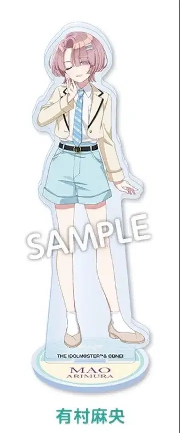 로손 학원 아이돌 마스터 캠페인 아크릴 스탠드 아리무라 마오