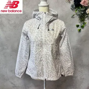 뉴발란스 골프 자켓 블루종 후드티 아우터 레오파드 무늬