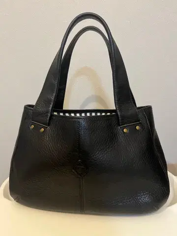 CLEDRAN(클레도란) 가죽 핸드백 블랙