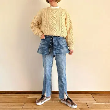 빈티지 리바이스 데님 레이어용 블루1