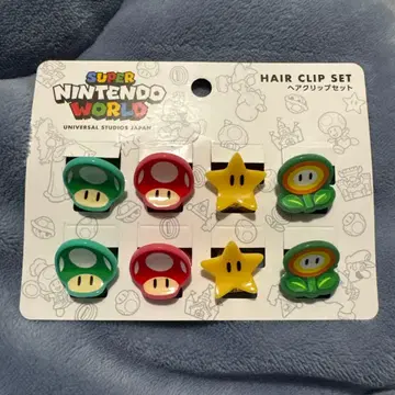 슈퍼 마리오 헤어 클립 세트