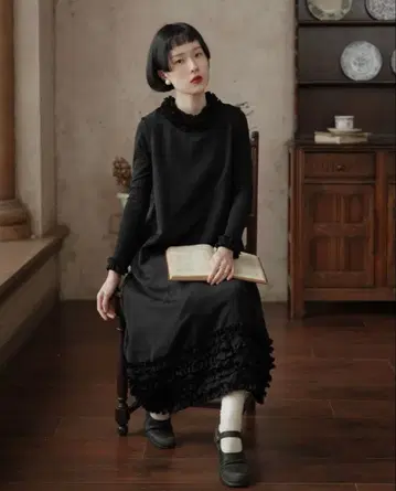 Songforest 블랙 원피스 포멀