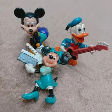 미키 미니 도날드 피규어 세트 레트로