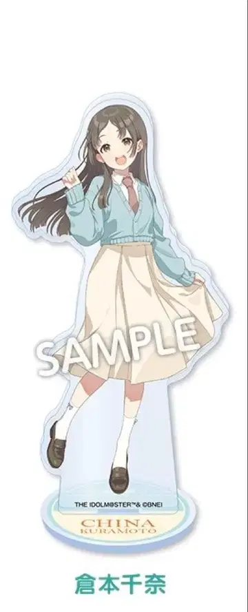 로손 학원 아이돌 마스터 캠페인 아크릴 스탠드 쿠라모토 치나