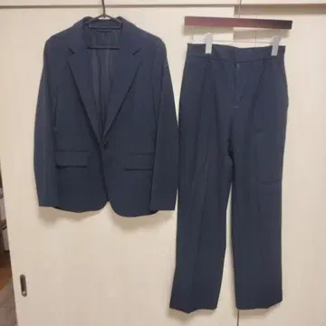 GU 네이비 수트 셋업 상하의