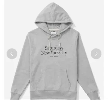 Saturdays New York City 그레이 후드티