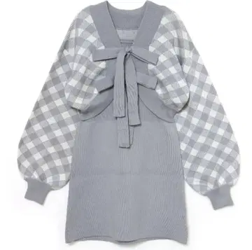 bubbles 버블스 리본 가디건 앙상블 원피스