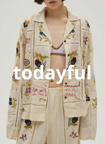 TODAYFUL Embroidery Patchwork Shirts