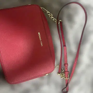 MICHAEL KORS 레드 숄더백