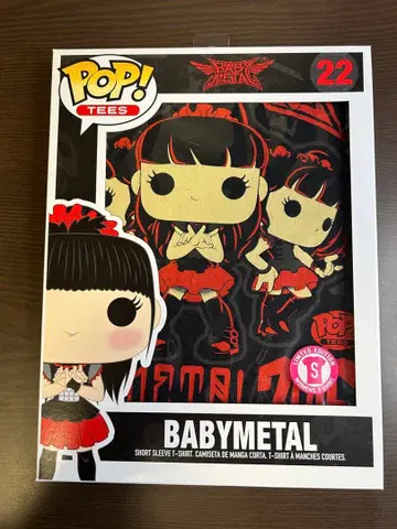 BABYMETAL FUNKO POP! TEES 한정판 콜라보 T셔츠 S
