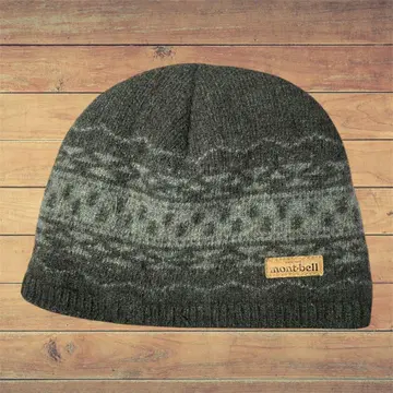 [ mont-bell ] 몽벨 울 자카드 와치캡