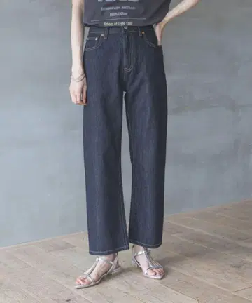 새상품 S사이즈 글로벌 워크 GOOD 데님 스트레이트 팬츠 209645