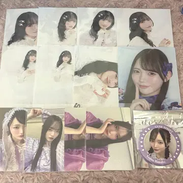 마나베 나기사 트레이딩 카드 브로마이드 캔뱃지 세트