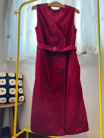 릴리 브라운 원피스 레드 F