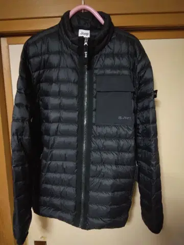 Jeep 다운 자켓 블랙