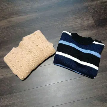 MOUSSY 니트 EMODA 스웨터 2종 세트 F