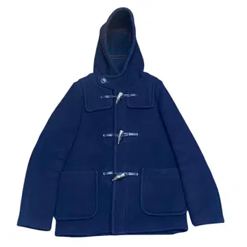 런던 트래디셔널 네이비 더플 코트 후드 부착 영국제