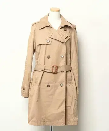 BEAMS 트렌치코트 베이지