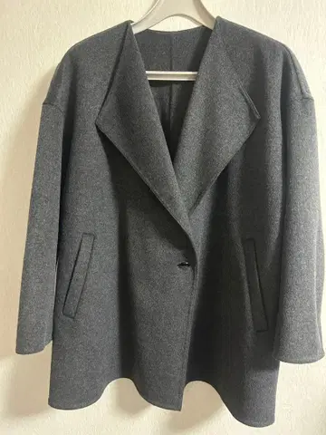 UNIQLO 그레이 피 코트