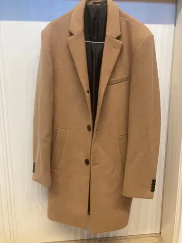 H&M 베이지 체스터 코트 US 36R