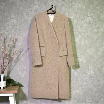 새상품급 JANE SMITH 제인 스미스 울 롱 코트