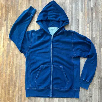 Champion 리버스 위브 집업 후드티 XL 네이비