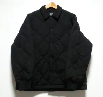 새상품급 유니클로 2024년 가을/겨울 퍼프 테크 퀼팅 자켓 셔츠 블루종