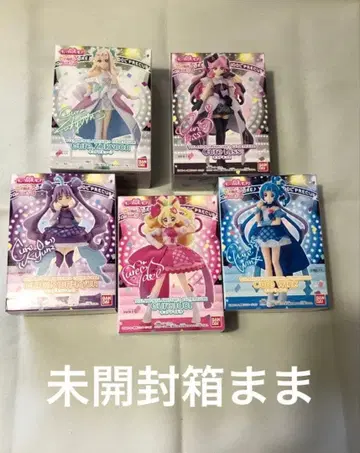 너와 아이돌 프리큐어 큐티 피규어 전 5종 세트 미개봉 새상품