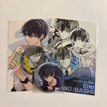 도쿄 에이리언즈 텐쿠바시 쇼 캔뱃지 엽서 묶음 판매