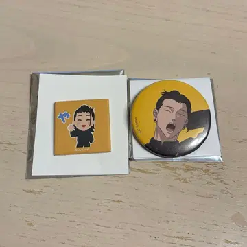 애니메이션 주술회전전 회옥 옥절 게토 스구루 블라인드 캔 배지 일러스트야