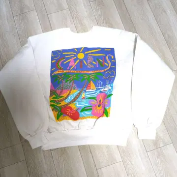 켄돈 트레이닝복 맨투맨 90년대 호주산 화이트 빈티지