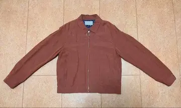 [ 새상품급 ] JOHNBULL 젬블 자수 블루종 브라운 M