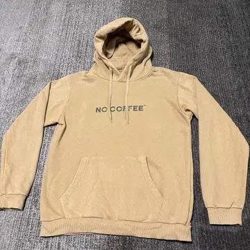 NO COFFEE 후드티 베이지 M