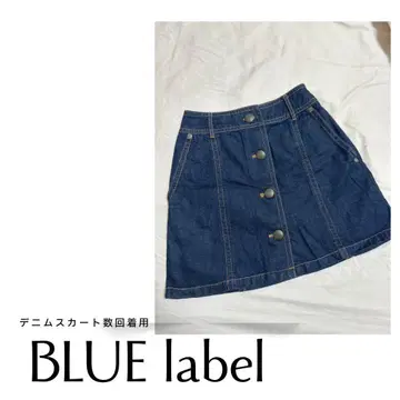 BLUE label 데님 미니 스커트 정가 3만