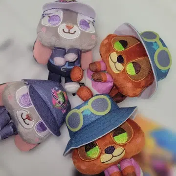 주토피아 2 & you 마스코트 vol.1 닉 주디 4개 세트