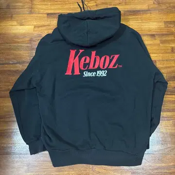 케보즈 keboz 후드티 자수 블랙